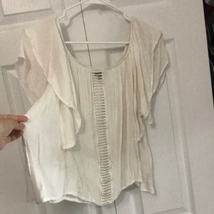 Lace white blouse